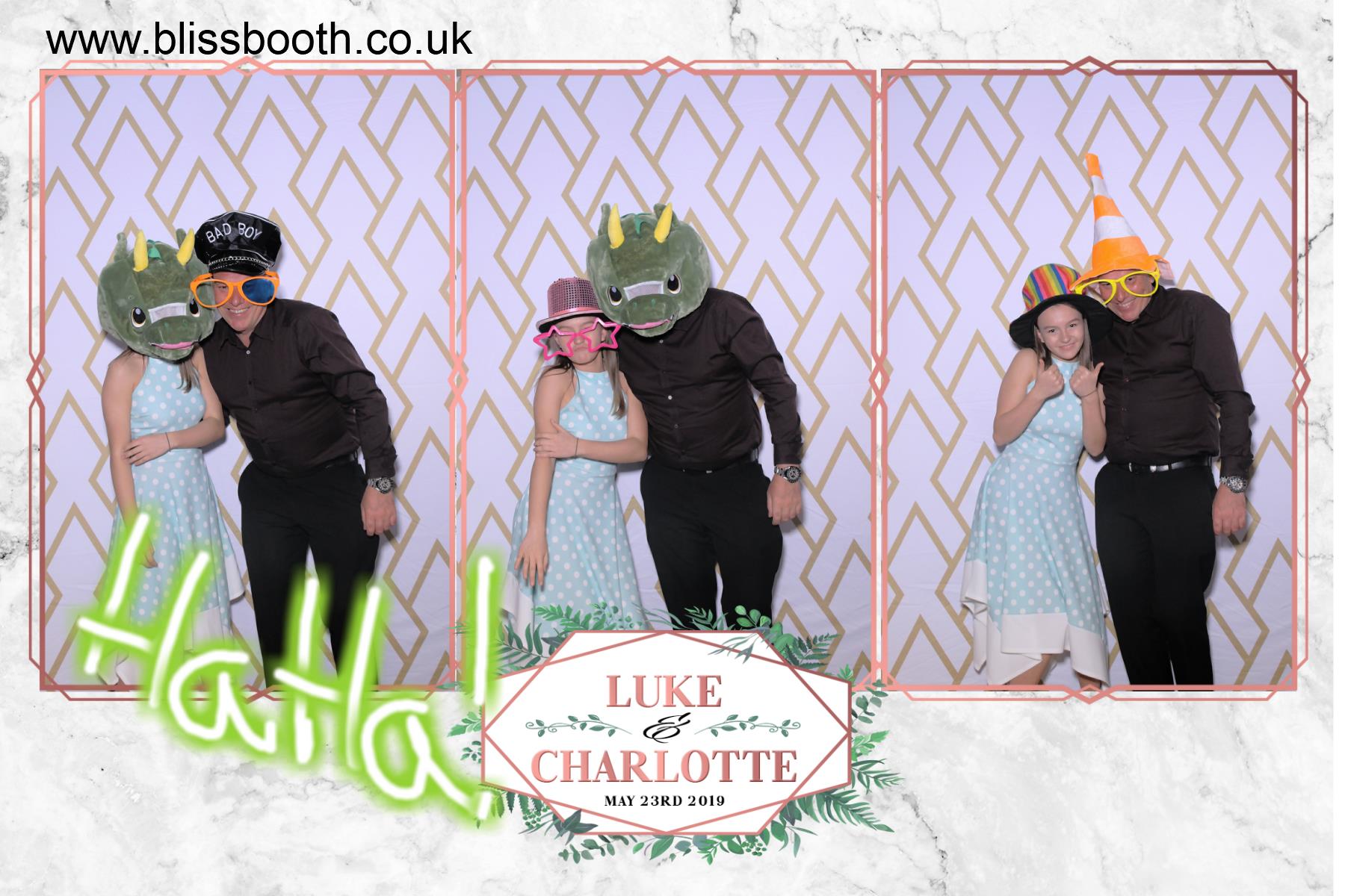 Luke and Charlotte | View more photos from the event at gallery.blissbooth.co.uk/u/BlissBooth/Luke-and-Charlotte